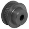 B&B Manufacturing 36MP025-6FA3, Timing Pulley, Aluminum, Clear Anodized,  36MP025-6FA3 - alternate 1